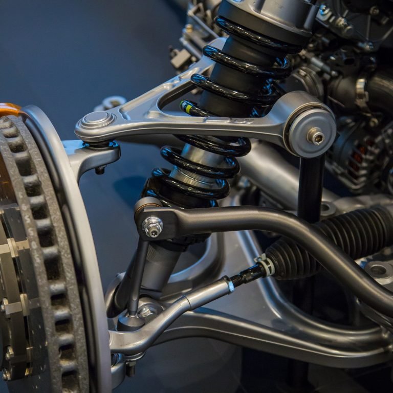 Car suspension and front axle assembly